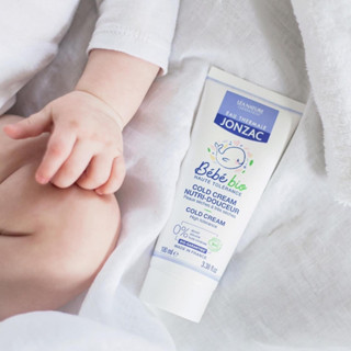 Kem dưỡng ẩm hữu cơ cho bé Jonzac không bết dính làm dịu da nhạy cảm rôm sảy 100ml