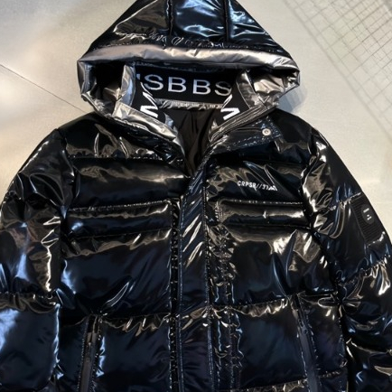 Áo Khoác Phao Nam Trần Bông Dày Dặn Bóng Mũ Liền Phối 2 Màu Trắng Đen Logo Thêu Tay Siêu Hottrend Form Dáng Unnisex 2023