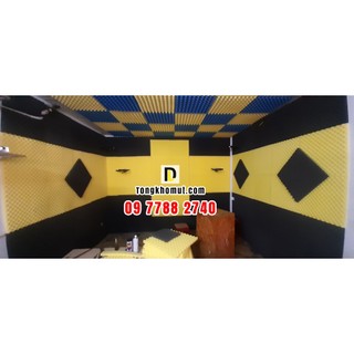 Mút trứng, mút tiêu âm, mút xốp tiêu âm, mút xốp cách âm cho phòng live, phòng thu, phòng hát