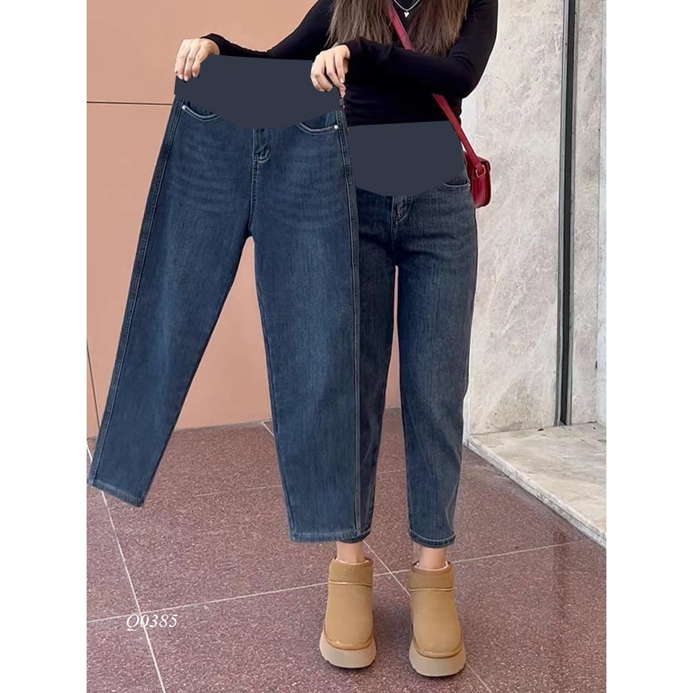 Quần Jean Bầu Quần Baggy Bầu Trẻ Trung Năng Động Q0385
