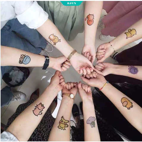 Gấu bông Pokémon Heo lửa Tepig+ tặng 1 hình xăm dễ thương bất kỳ