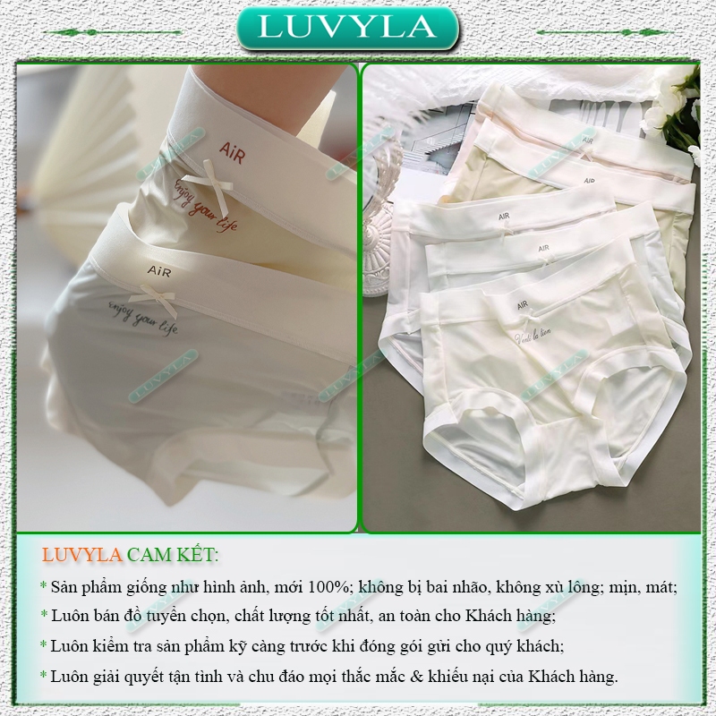 Quần lót nữ su đúc thun lạnh kháng khuẩn cao cấp tàng hình LUVYLA QLS10
