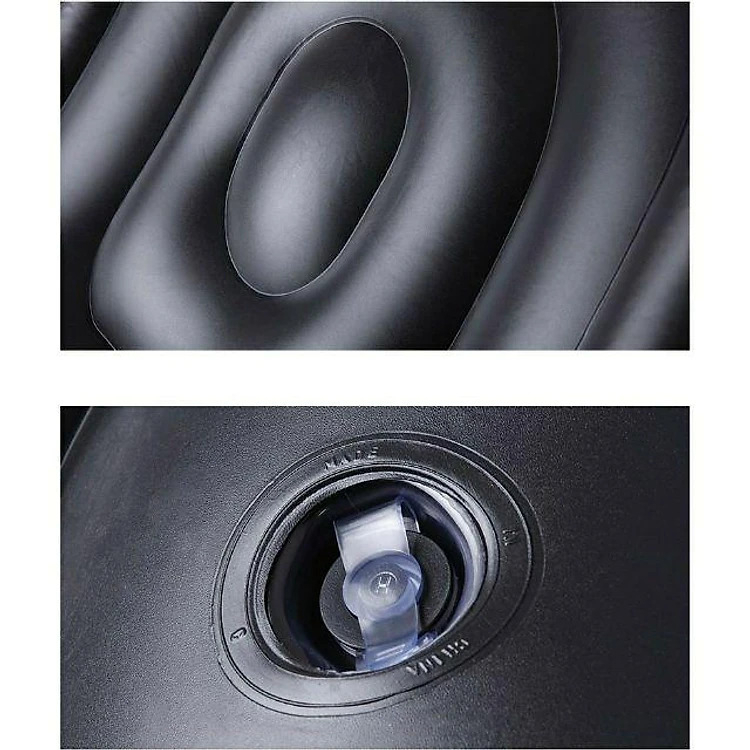 Ghế Hơi Tựa Lưng Ghế Bơm Hơi Lót Nhung Mềm Mại Chất Liệu Dày Hàng Cao Cấp