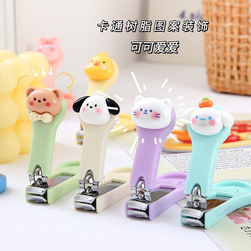 Bấm móng tay thiết kế  hoạt hình dễ thương kềm cắt móng tay hoa quả họa tiết chân mèo ngộ nghĩnh bỏ túi Lyanwn