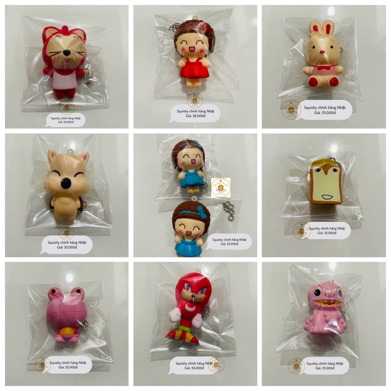Squishy mini chính hãng Nhật