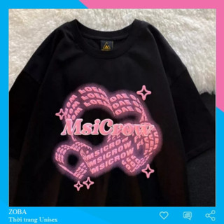 Áo phông nữ unisex tay lỡ MISCROW, áo thun nữ form rộng mặc cặp, nhóm phong cách ulzzang