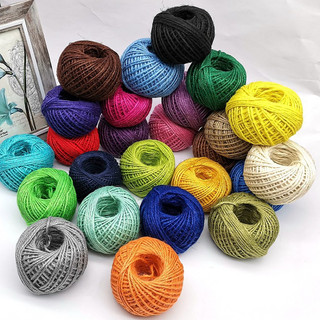 Cuộn 50m dây gai, dây thừng, dây cói handmade, decor bản nhỏ treo tranh ảnh, buộc hoa, buộc quà