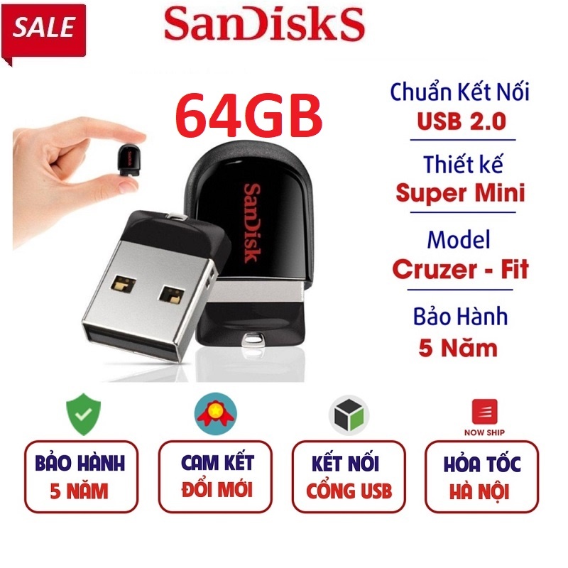 USB 64GB - Hàng nhập khẩu chính hãng - Bảo hành 5 năm !!! usbgiare usb16gb usb32gb usb64gb usb128gb