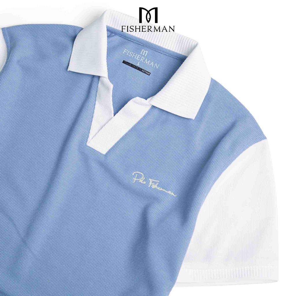 Áo Polo Nam Vải Air Active Cao Cấp Tay Phối Màu Phong Cách Trẻ Trung Năng Động FM-05 Fisherman