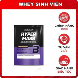 [Có bảo hành] [Chính hãng] Gói Dùng Thử Sữa Tăng Cân Hyper Mass BiotechUSA TẠI  Whey Sinh Viên Hải Phòng