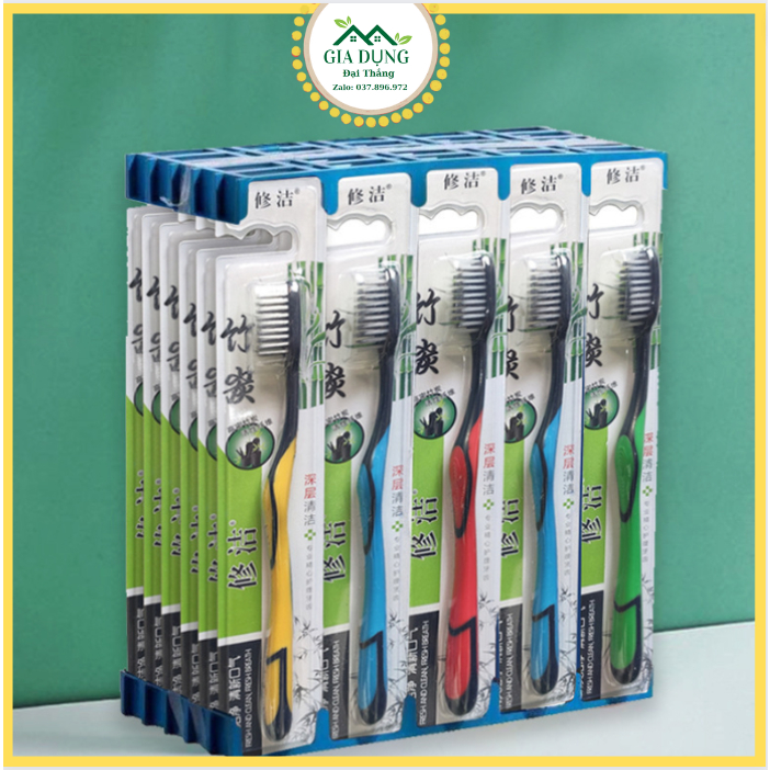 Bàn chải đánh răng Bossi 921 Hàn Quốc Chính hãng 🌟FREESHIP🌟 Bàn Chải Đánh Răng Than Tre Hoạt Tính