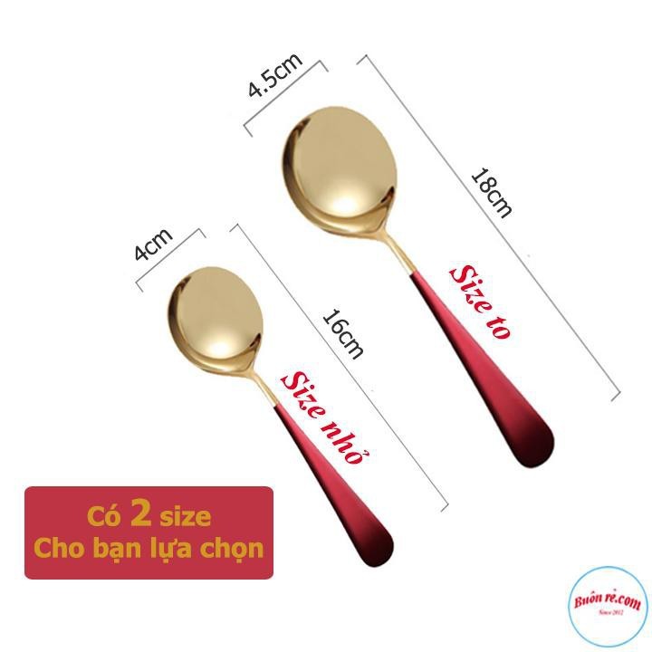 Thìa ăn cơm inox mạ vàng cán dài nhiều mầu không sỉ sang trọng!!