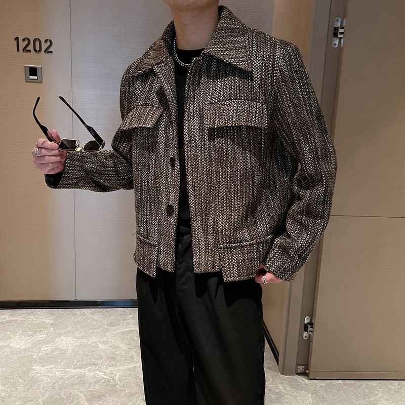 Áo khoác nam thu đông dáng ngắn form chuẩn màu đẹp