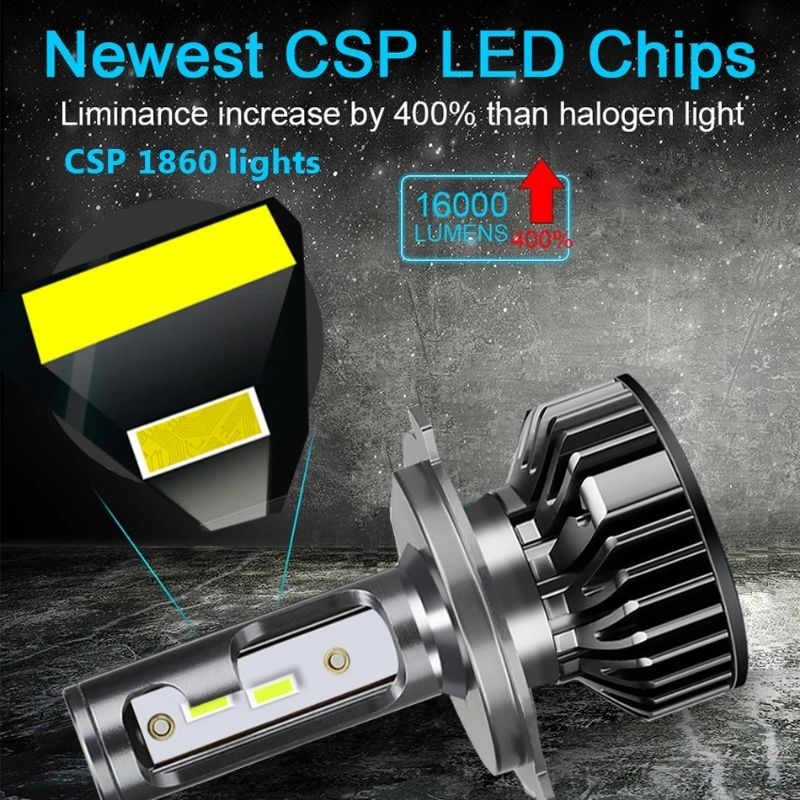 1 cặp bóng đèn pha led H4 H7 H8 H10 9012 H11 H27 9005 HB3 9006 HB4 H1