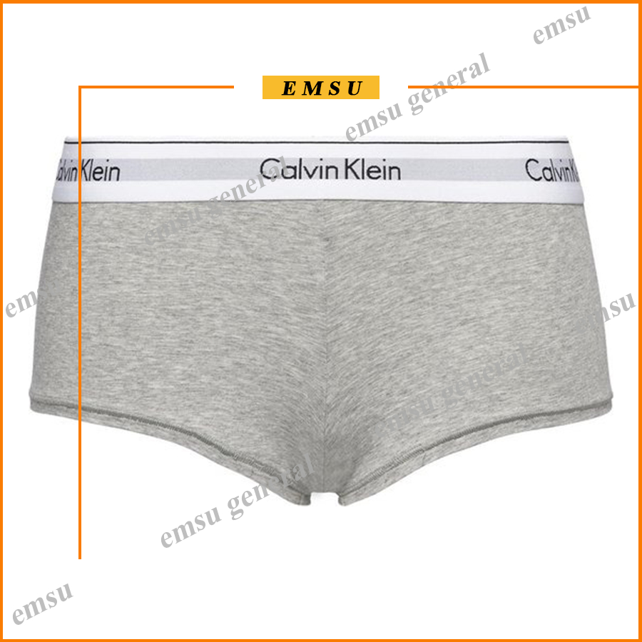 Quần Lót Dáng Đùi Nữ Underwear Boxer Calvin Klein Thể Thao Chất Vải Cotton Co Dãn Mềm Mịn