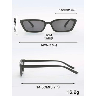 [ORDER SHEIN] Set 4 Kính Đen