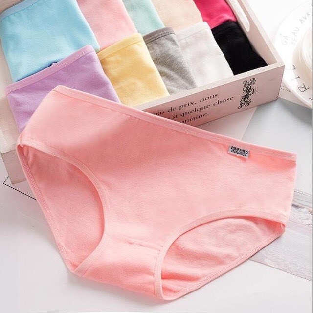 Quần lót nữ cotton thấm hút co giãn siêu mềm mịn thoáng mát Pulo A3-05