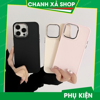 Ốp lưng ip viền mạ kim sang trọng chống bẩn chống sốc cho iphone  7 8 7plus x xsmax 11 12 13 14 15 pro max promax