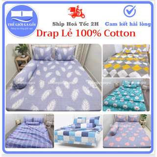 { Link 2} DRAP LẺ /GA TRẢI GIƯỜNG  100% COTTON ( Không vỏ gối )
