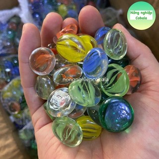 Sỏi thủy tinh trang trí hồ cá, bể cá cảnh thủy sinh