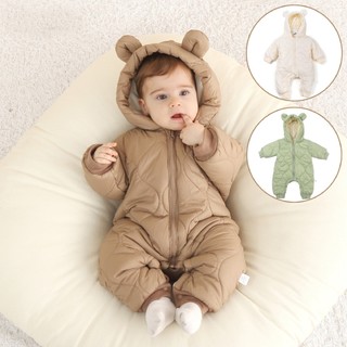 Áo liền quần ấm áp sang trọng nỉ mềm siêu dày ấm áp cho bé trai và bé gái