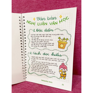 (A5) TAKE NOTE Văn 7 Cánh Diều sổ tay tri thức cho học sinh