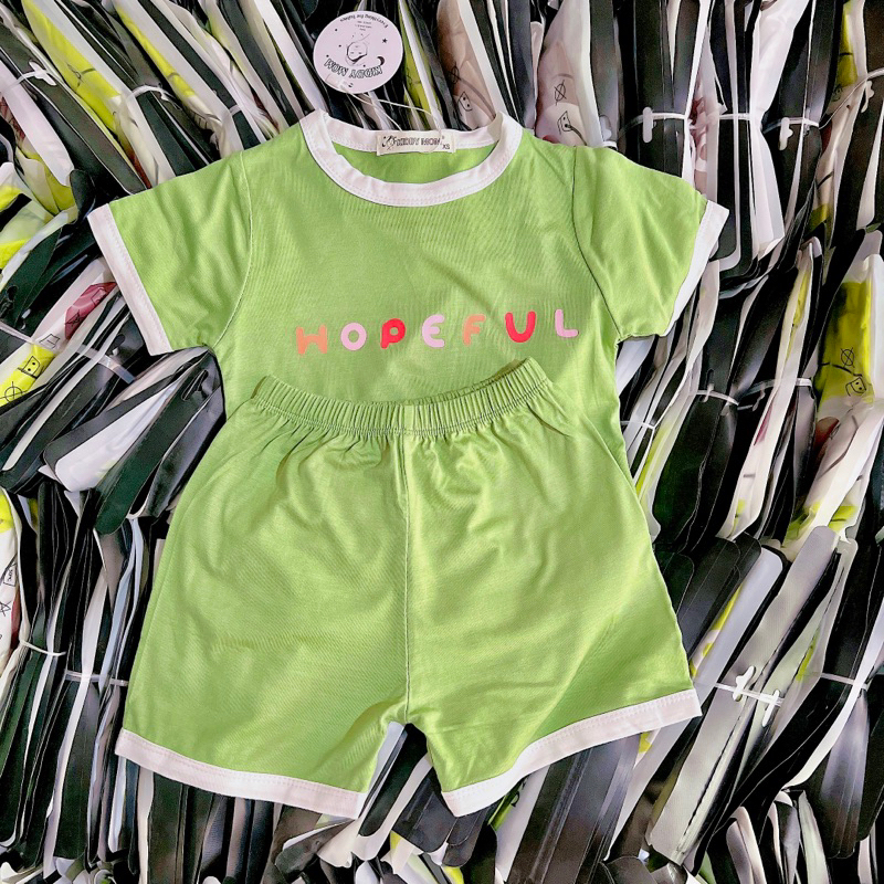 Bộ thun lạnh tay ngắn quần ngắn cho bé trai và bé gái 5-18kg