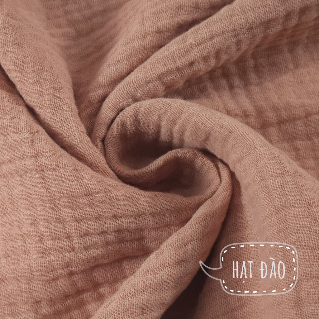 Vải Xô Muslin 2 lớp Siêu Mềm Họa Tiết Hoa Nhí may Váy bộ, chăn gối cho bé Vải Xinh
