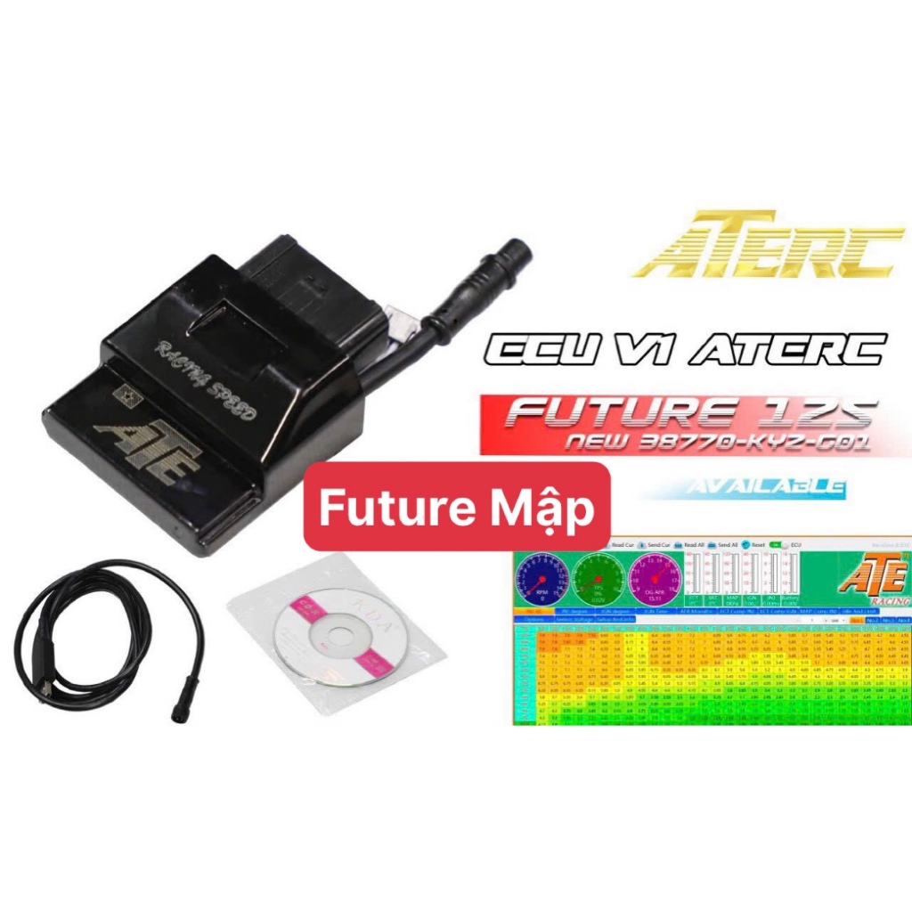 ECU Future 125 2012 - 2018 / Wave RSX FI 2014-2018 ( Future Mập ) lập trình ATE racing