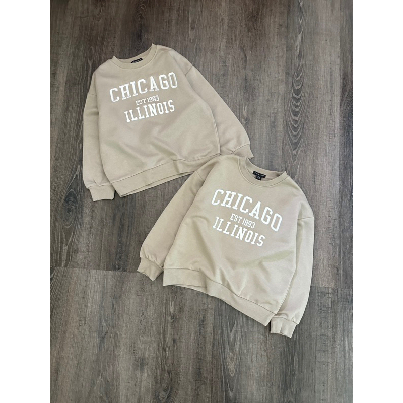 Áo nỉ chicago nude size đại