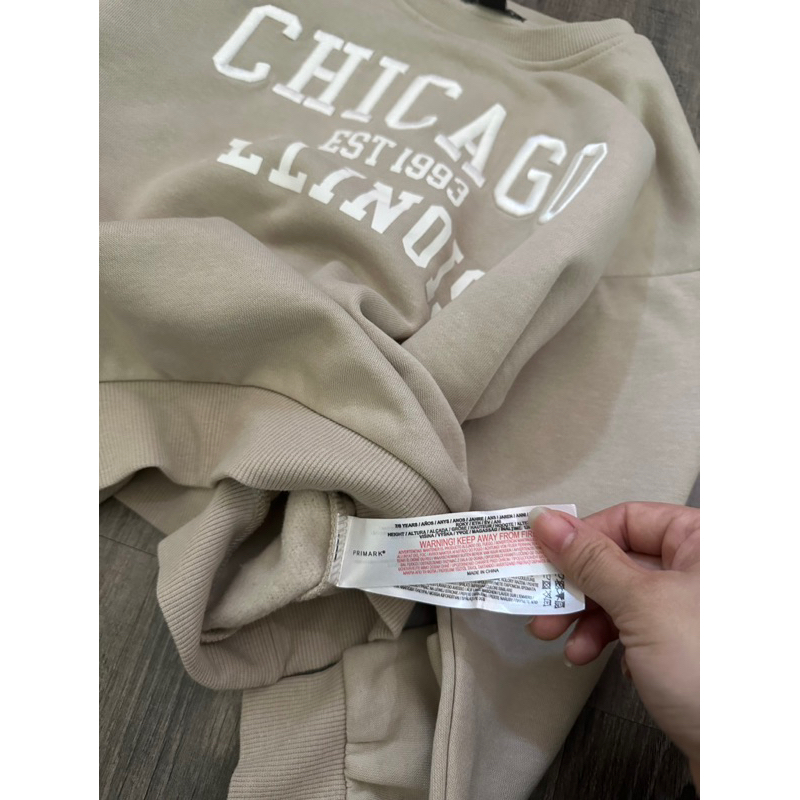 Áo nỉ chicago nude size đại