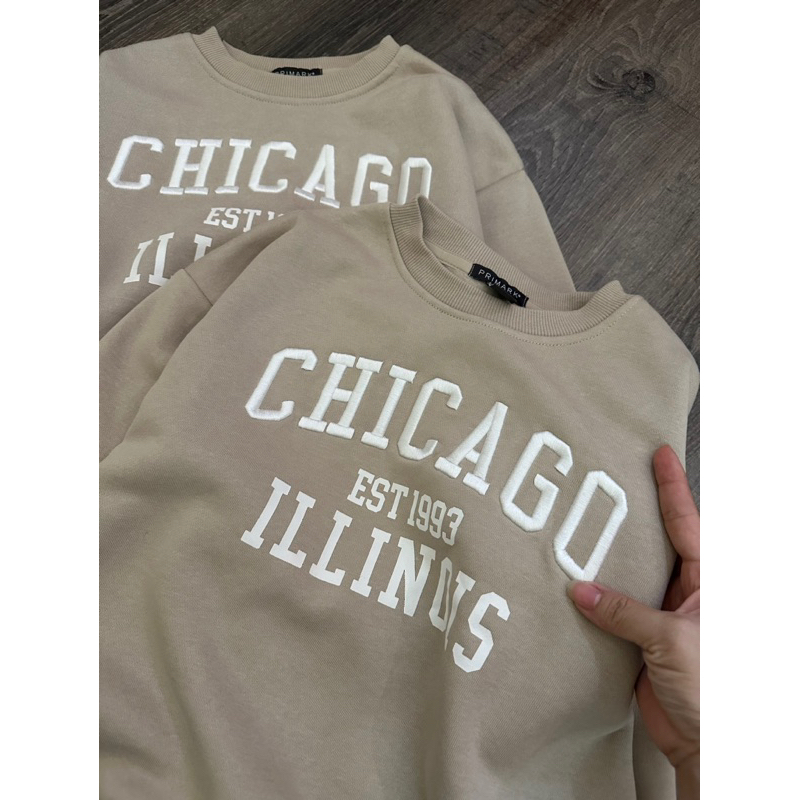 Áo nỉ chicago nude size đại