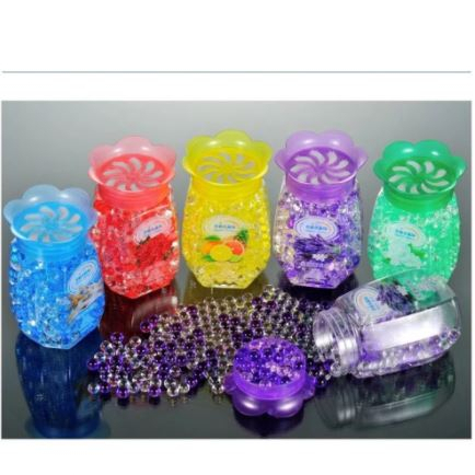 Hộp Sáp thơm phòng HẠT TRONG SUỐT hương hoa, Shap khử mùi nhà vệ sinh, phòng ngủ, ô tô