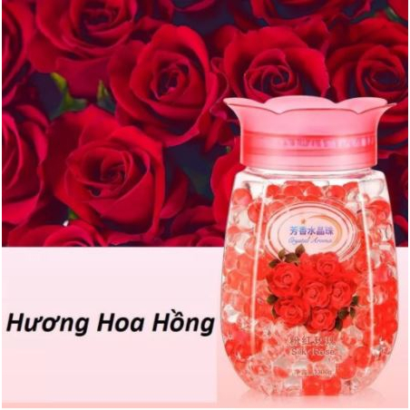 Hộp Sáp thơm phòng HẠT TRONG SUỐT hương hoa, Shap khử mùi nhà vệ sinh, phòng ngủ, ô tô