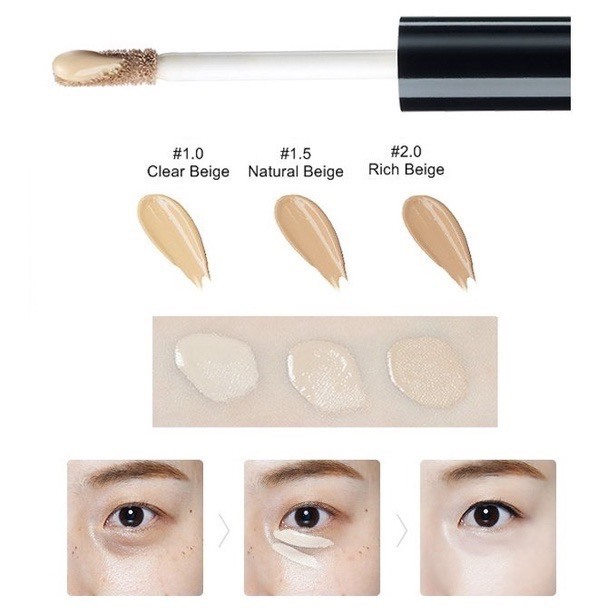 Kem Che Khuyết Điểm THE SAEM Cover Perfection Tip Concealer 6.5g