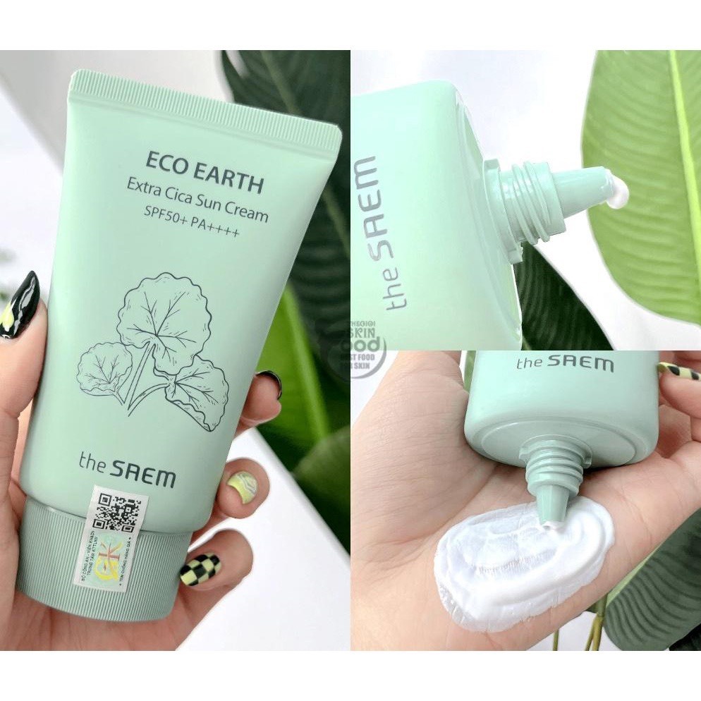 Kem Chống Nắng THE SAEM Eco Earth Sun Cream 50ml