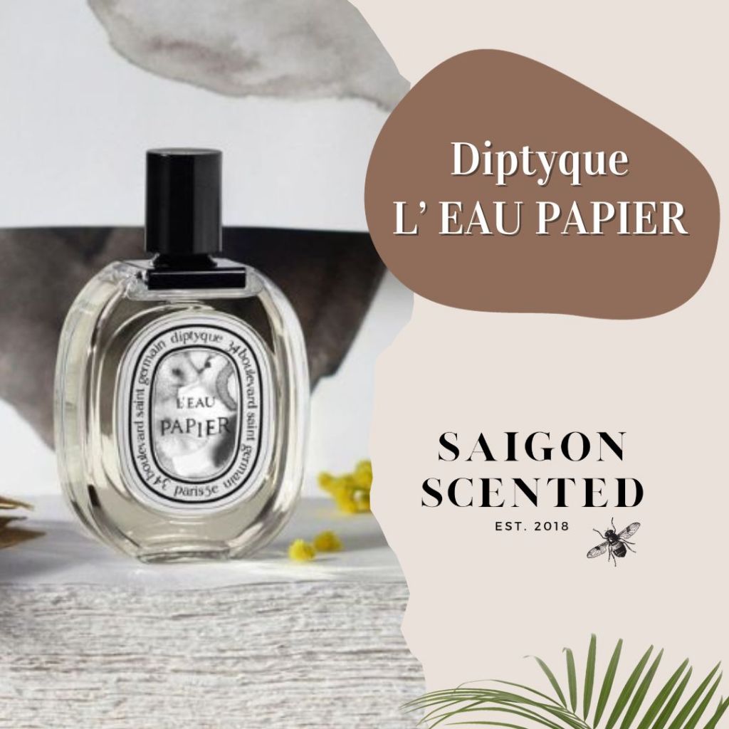 Nuớc hoa Diptyque L'eau papier dung tích 2ml/5mk/10ml