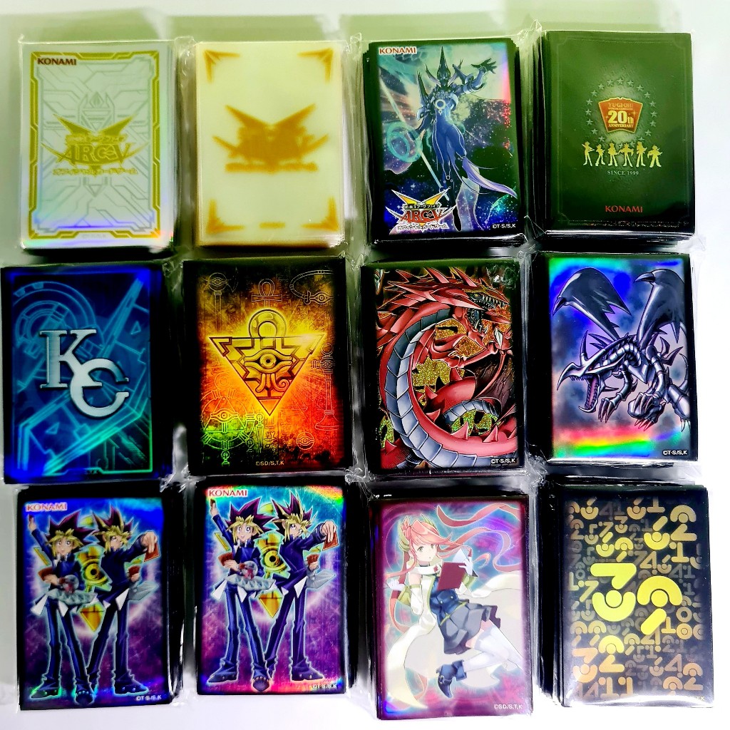 Bộ sưu tập 50 mẫu bọc bài Double Sleeve bảo vệ thẻ yugioh  - KONAMI - Size 6,3x9cm - Lẻ 1 cái