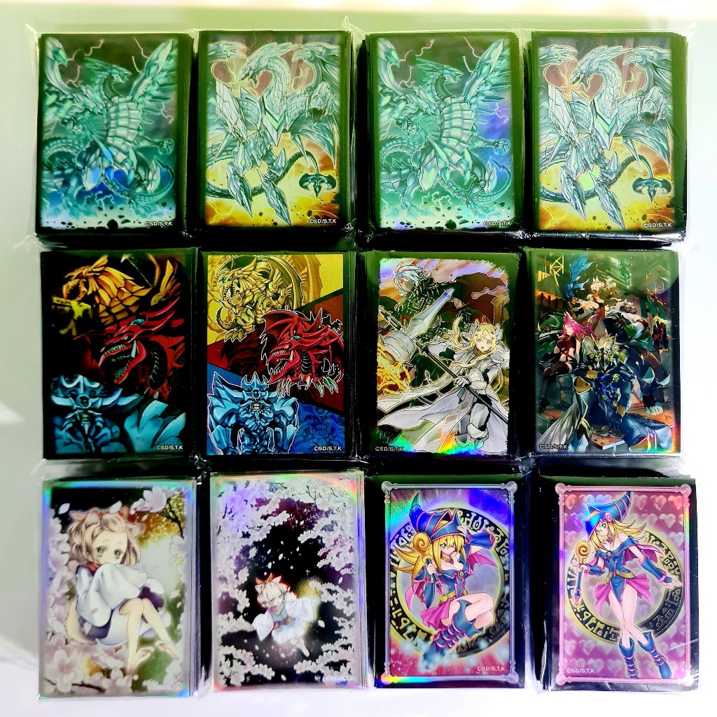 Bộ sưu tập 50 mẫu bọc bài Double Sleeve bảo vệ thẻ yugioh  - KONAMI - Size 6,3x9cm - Lẻ 1 cái
