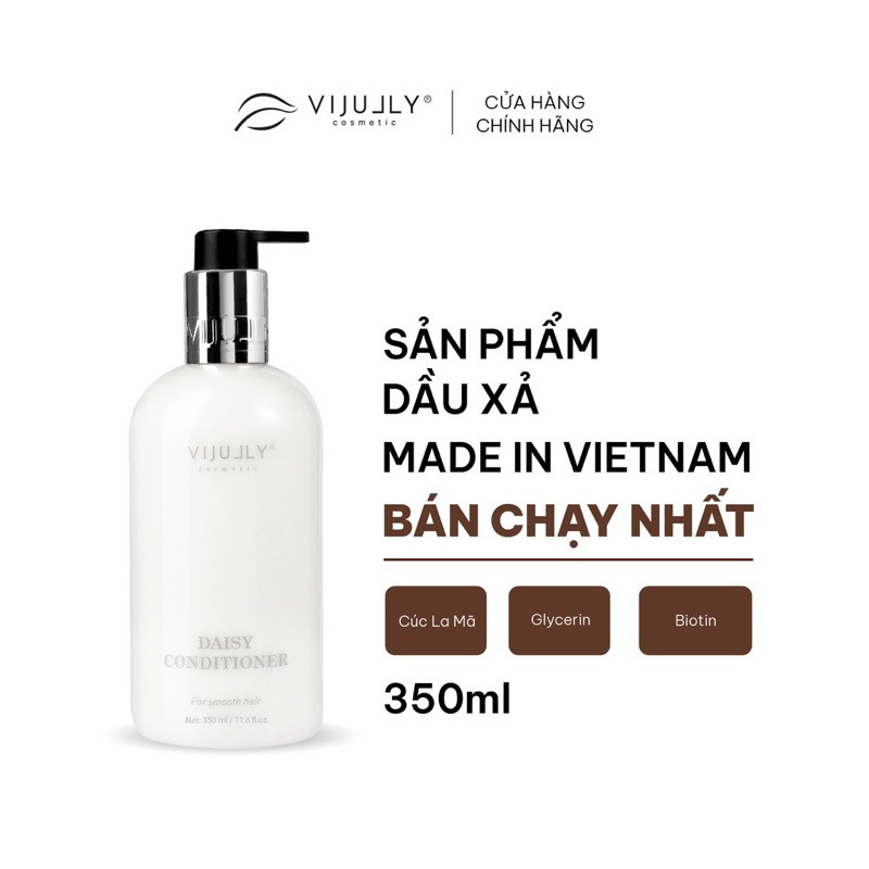 [COMBO 3 SP] Dầu Xả Hoa Cúc ViJully 350ML