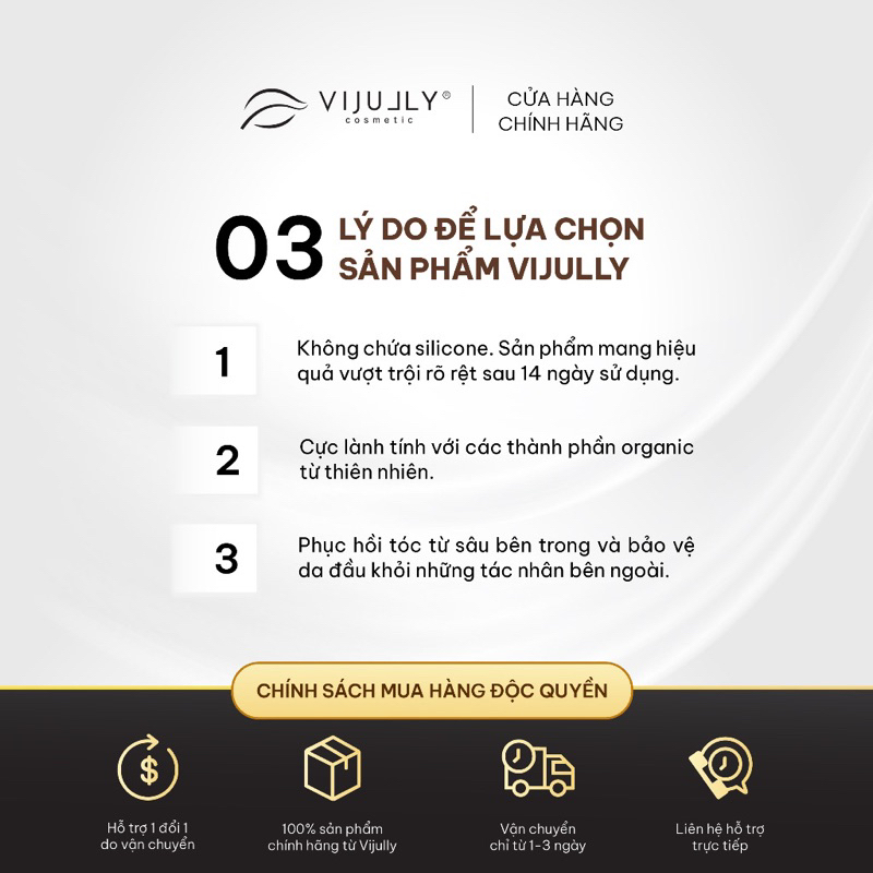 [COMBO 3 SP] Dầu Xả Hoa Cúc ViJully 350ML