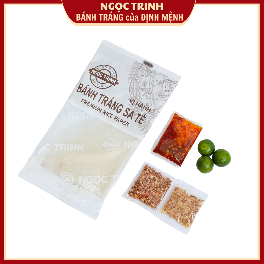 Bánh tráng sa tế hành phi loại bánh tráng phơi sương xé bánh tráng Ngọc Trinh