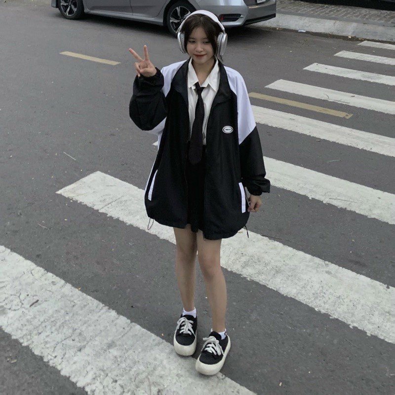 Áo khoác gió Cin.Der , áo khoác gió kiểu dáng unisex nam nữ  mẫu 2023