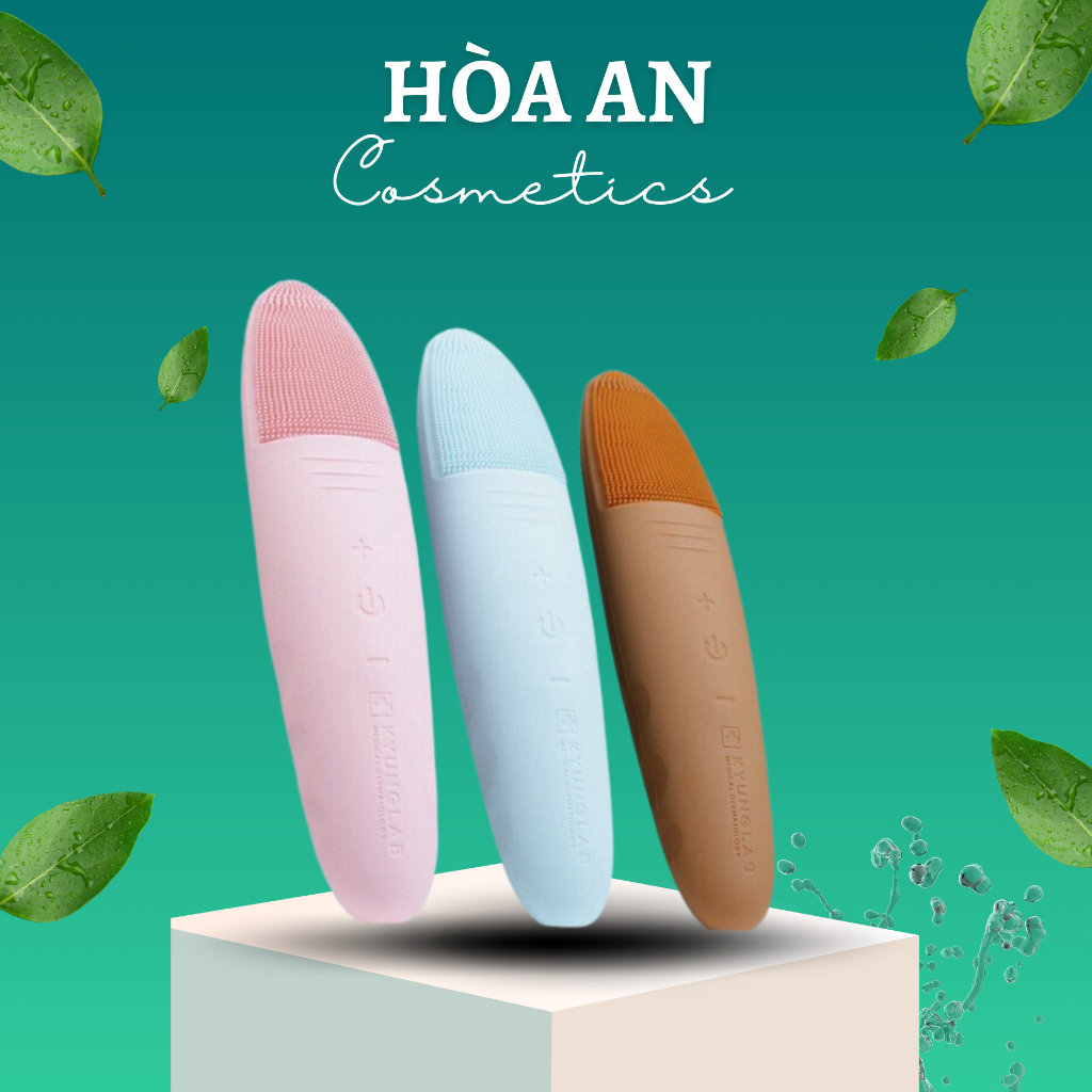 Máy Rửa Mặt Massage 5 Chế độ Kyung Lab Rung Siêu Âm 8000 lần/phút