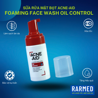 Sữa rữa mặt bọt Acne-Aid Foaming Face Wash Oil Control sạch nhờn, mụn trứng cá - 100ml