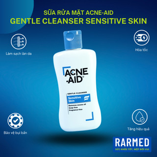 Sữa rửa mặt Acne-Aid Gentle Cleanser Sensitive Skin cho da mụn, nhạy cảm - 100ml