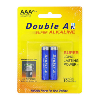(Vỉ 2 viên) Pin AA - AAA Double A Super Alkaline