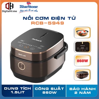 Nồi Cơm Điện Tử BlueStone RCB 5949, Công Suất 860w, Dung Tích 1,5Lit, Bảo Hành Chính Hãng 2 Năm