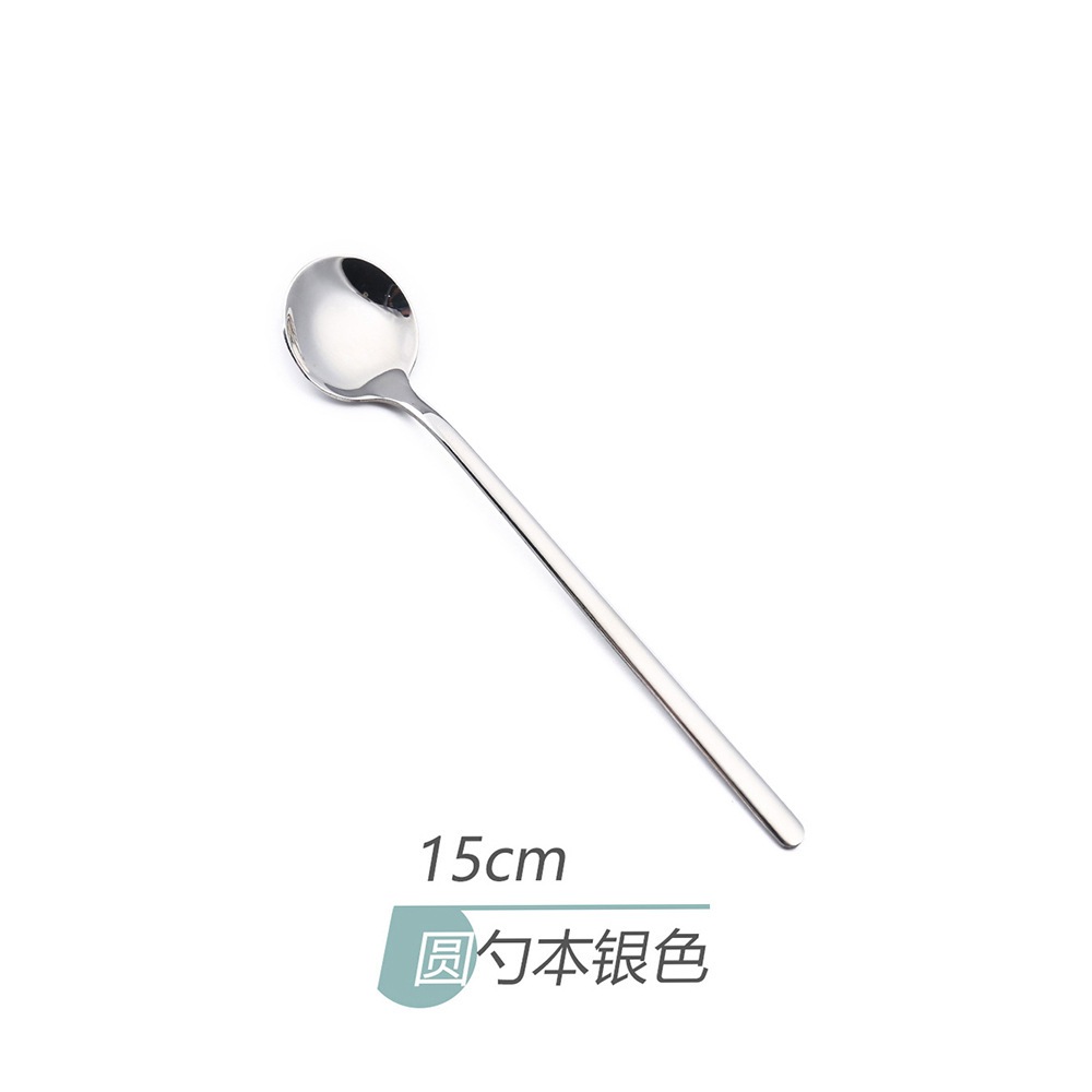 Thìa cafe đầu tròn inox 304 15cm phủ bóng 2 màu sang trọng - hàng có sẵn. daisy.decor