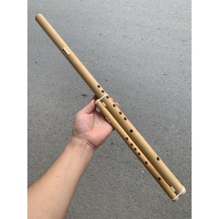 Sáo mèo kép việt tone hệ 8 lỗ lam căng thổi nhẹ